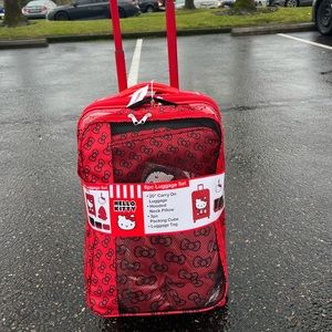 Hello Kitty 6pc Luggage Set